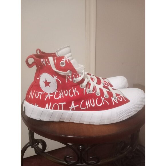 Converse Chuck Taylor 70 UNT1TL3D "Not A Chuck" Men Shoes Sz 9.5 Women 11.5 RED - Picture 1 of 14